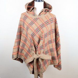 Charlie and Robin Hallstatt Plaid Knit Cape